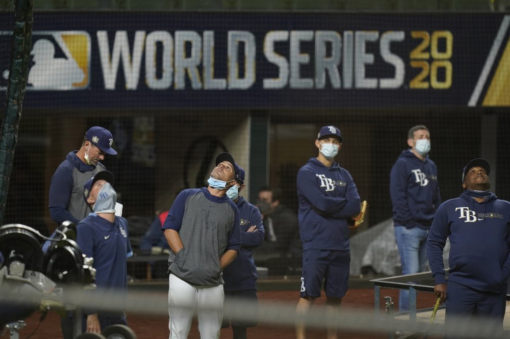 few-fans-masked-umps-muted-celebrations-for-world-series