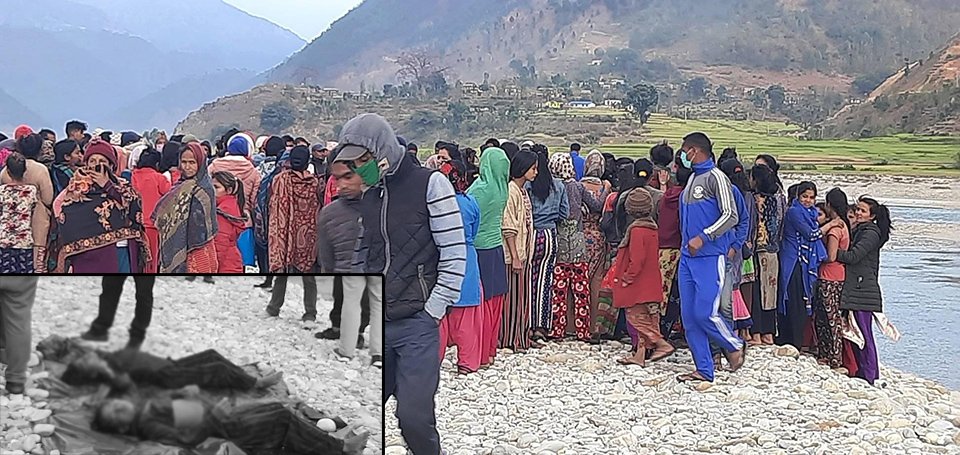 mother-along-with-her-four-kids-kill-self-by-jumping-into-karnali