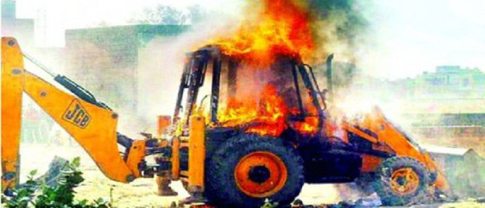 mayors-two-dozers-set-ablaze