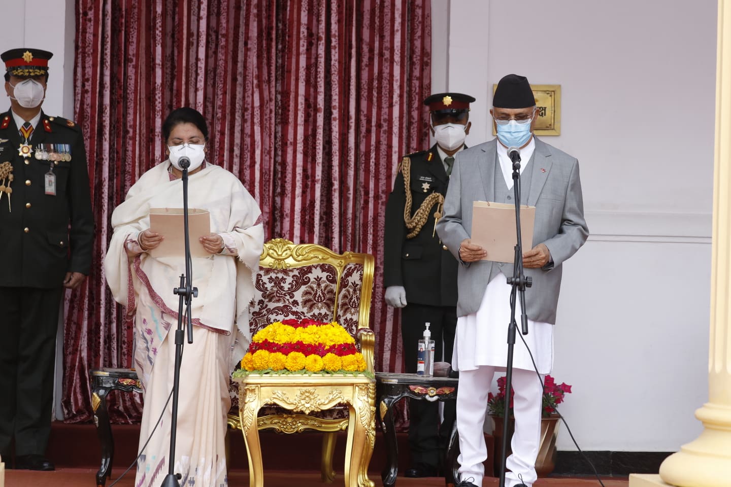 prime-minister-oli-takes-oath-of-office-and-secrecy