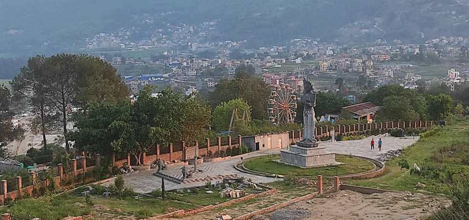 manjushree-park-construction-affected-due-to-dispute