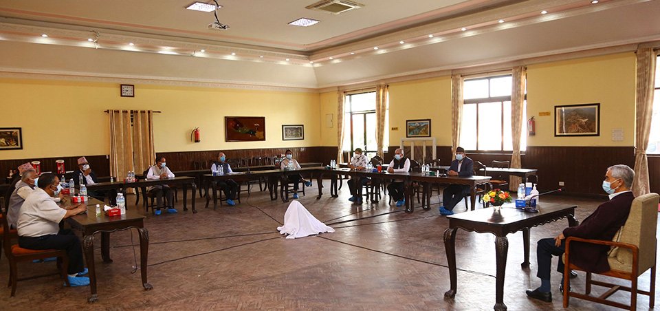 meeting-of-ruling-coalition-starts-in-baluwatar