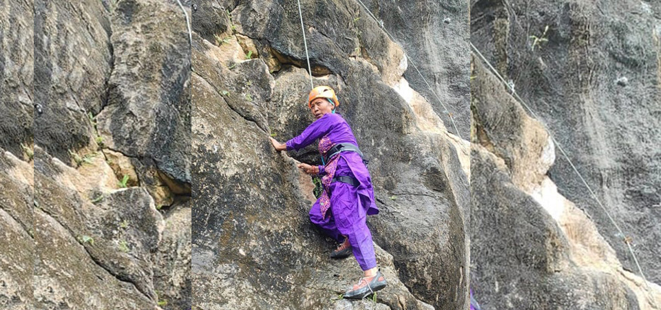 myagdes-female-chairperson-ale-proves-mettle-in-rock-climbing