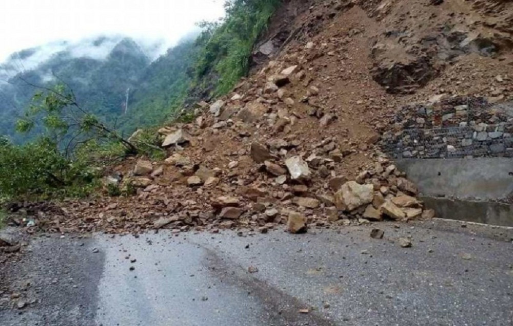 bhimdatta-highway-obstructed-by-landslide