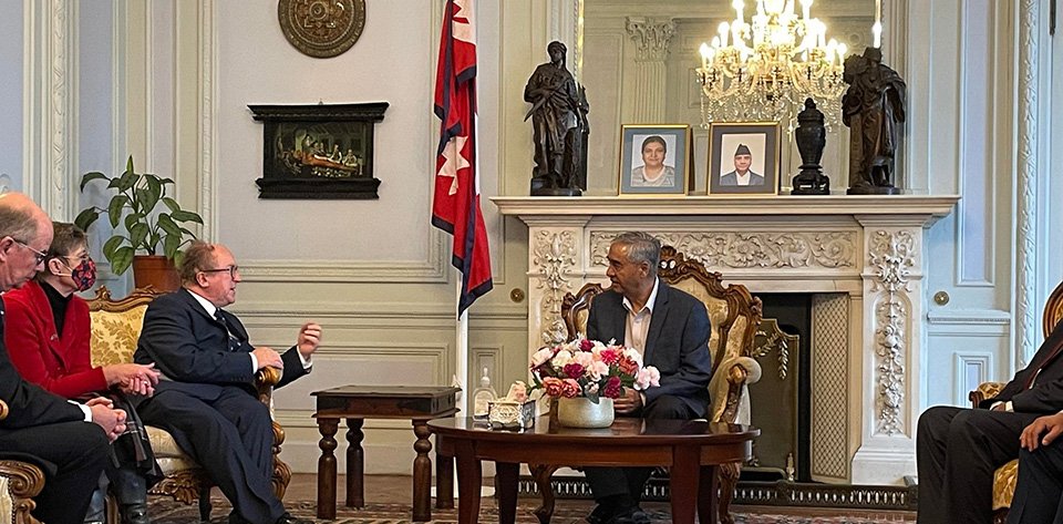 courtesy-call-between-pm-deuba-and-members-of-house-of-lords-takes-place