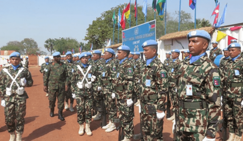 nepali-peacekeeping-troop-leaves-for-south-sudan