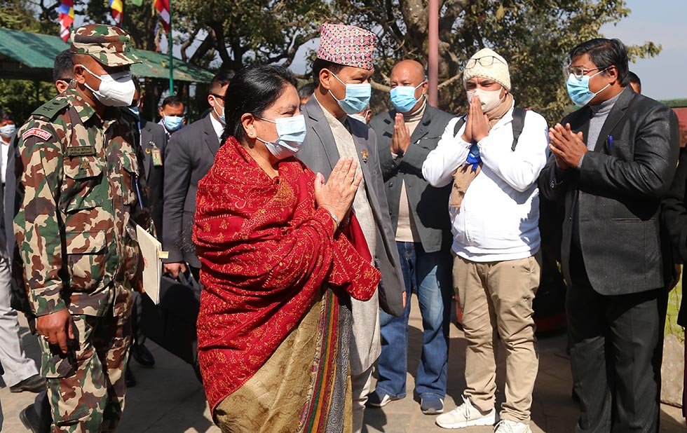 prez-bhandari-inaugurates-gyanmala-bhajan-khala-worries-over-climate-change-impacts