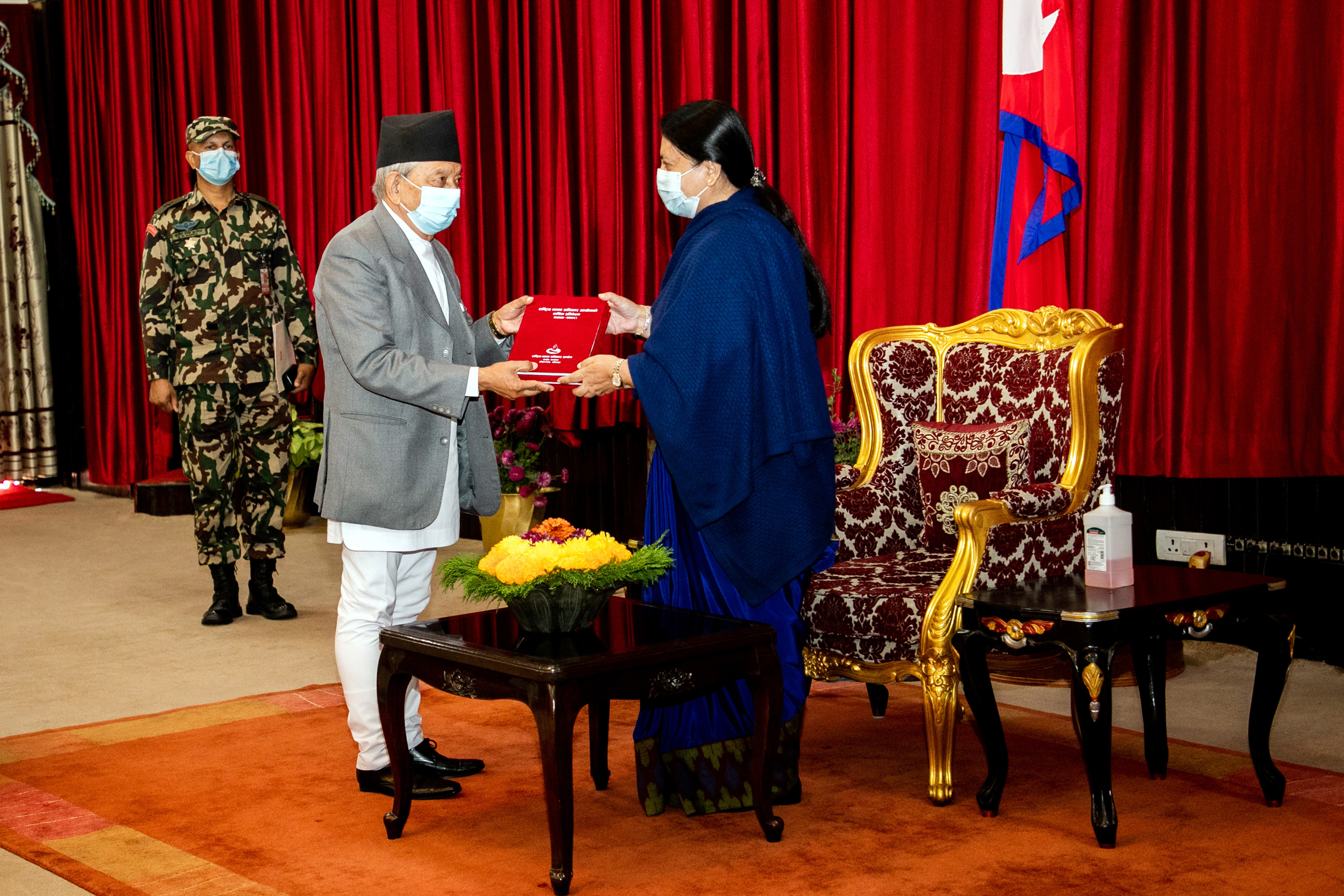 nhrc-presents-annual-report-to-president-bhandari