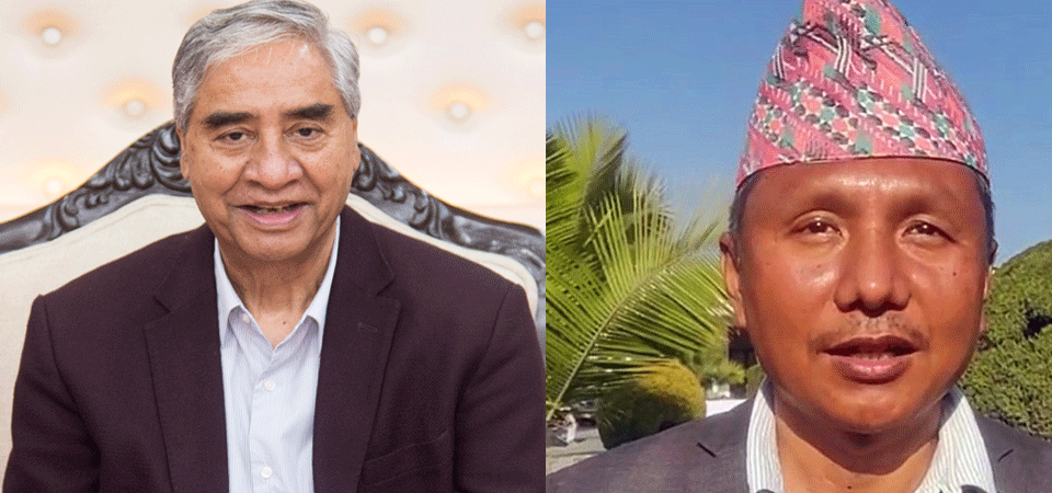 pm-deuba-gains-support-of-kalyan-gurung