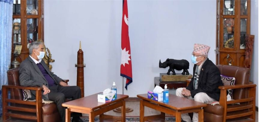 prime-minister-deuba-and-cpn-uml-chair-oli-hold-meeting-at-balkot