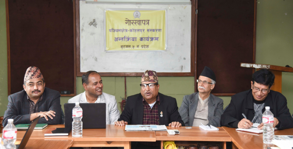 gorkhapatra-execs-meet-cm-pokharel-to-discuss-kohalpur-publication
