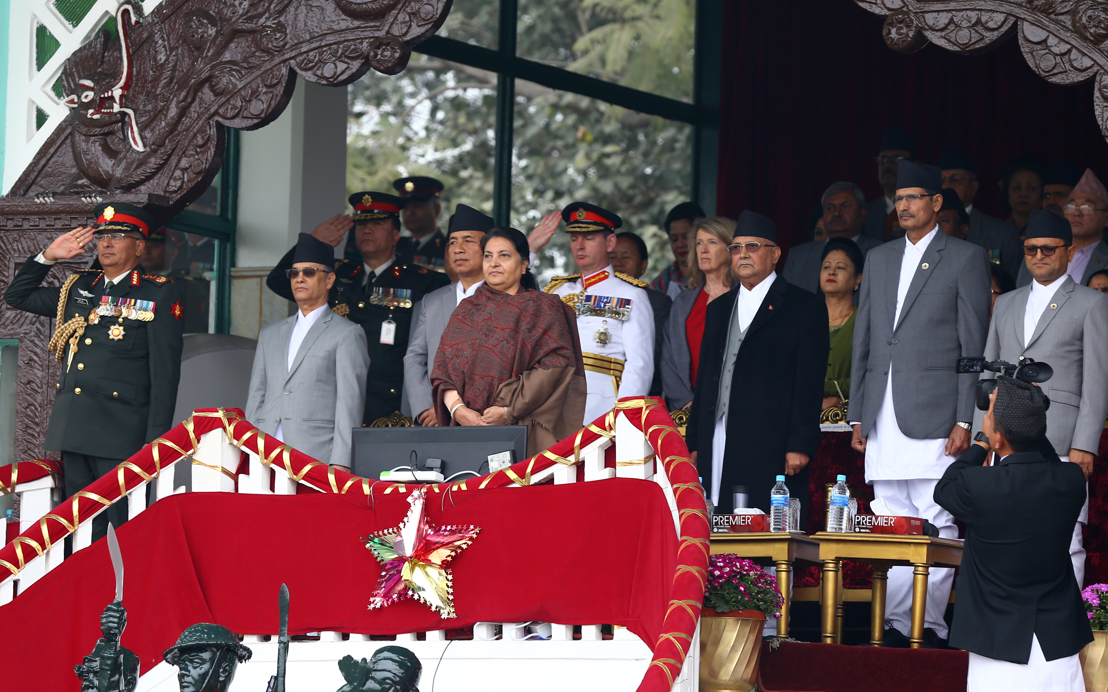 president-bhandari-attends-army-day-celebrations-in-tundikhel