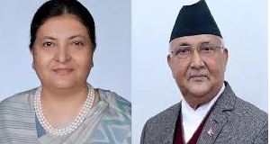 president-bhandari-pm-oli-exchange-greetings-with-myanmar-leaders