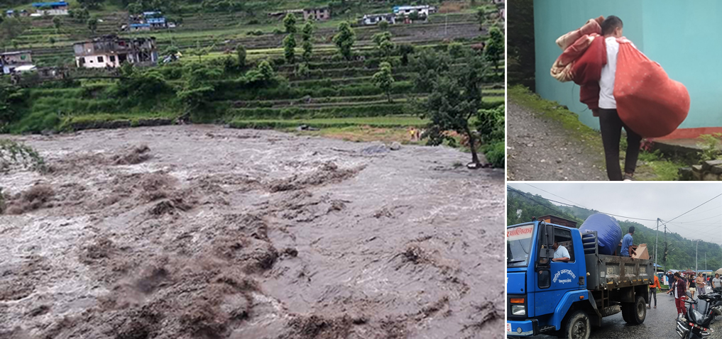bhotekoshi-flood-enter-settlements-locals-move-to-safer-places