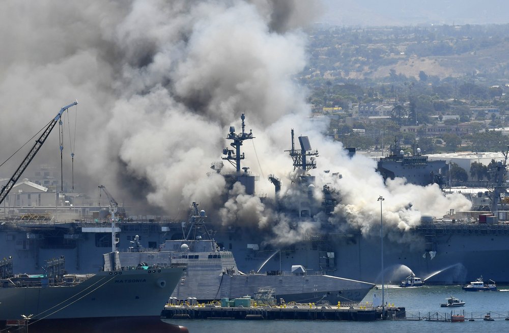 defense-official-arson-suspected-as-cause-of-navy-ship-fire