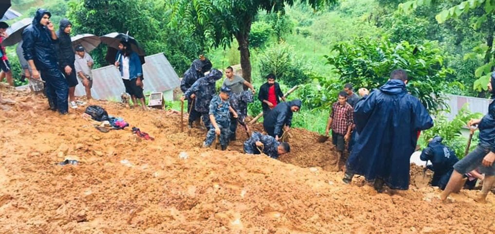 nine-of-a-family-die-as-landslide-buries-house-in-syangja