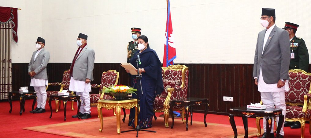 pm-oli-reshuffles-cabinet-appoints-eight-new-ministers