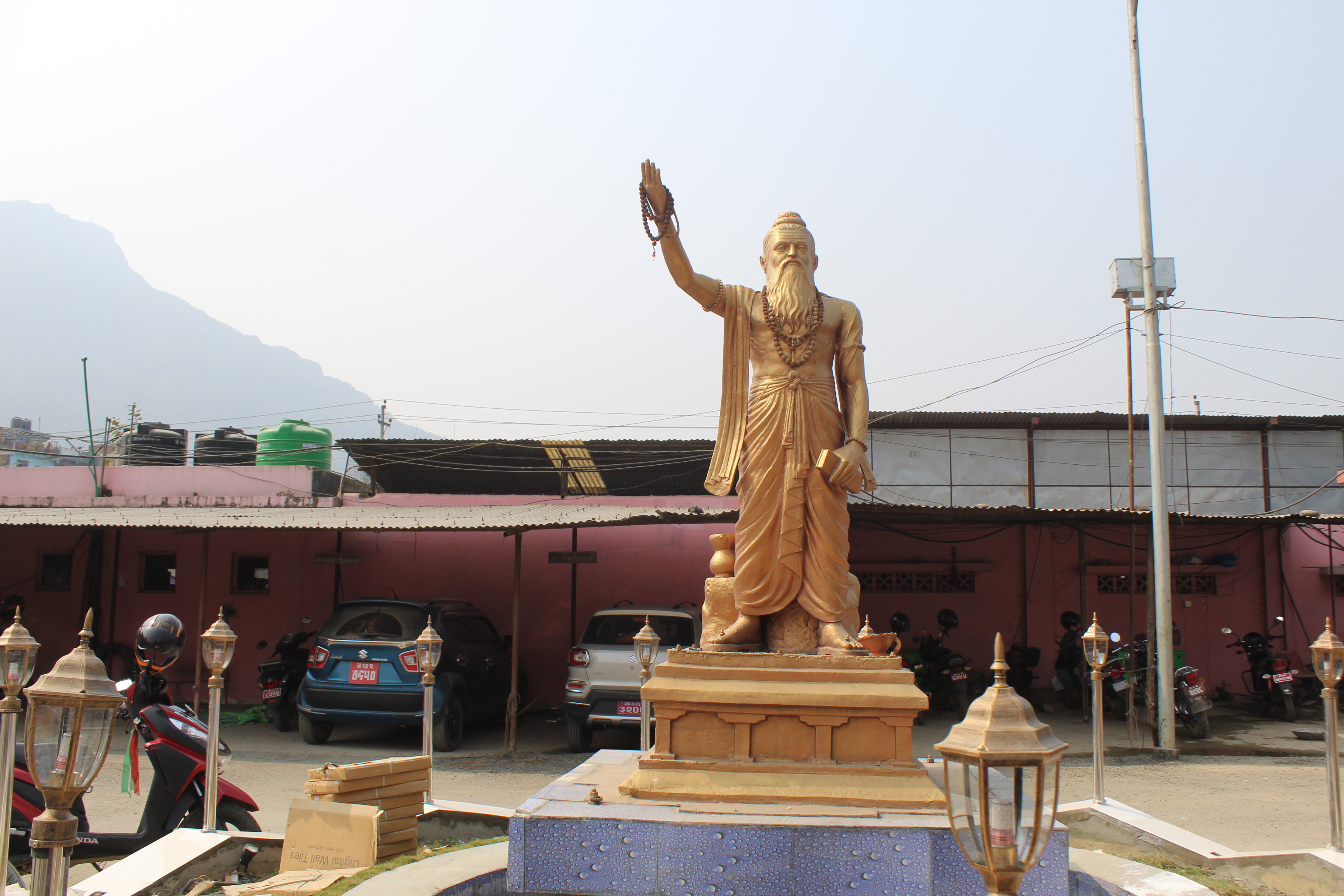 vyas-statue-being-constructed-in-damauli