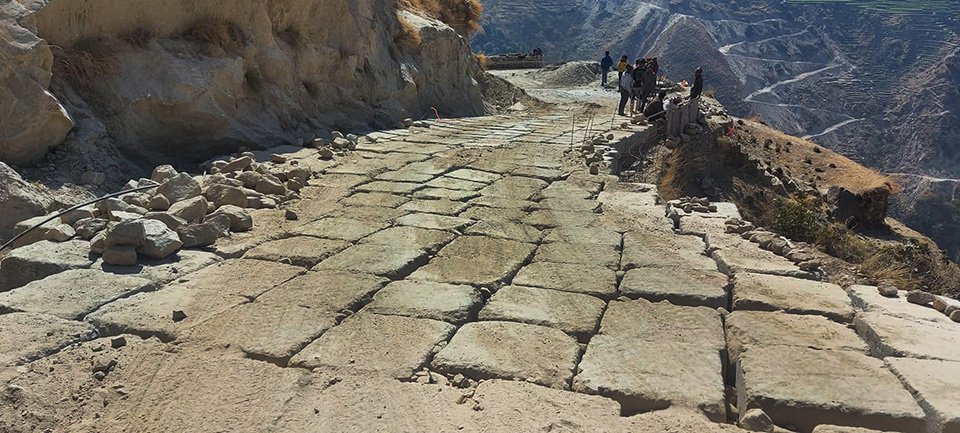 risky-areas-along-surkhet-jumla-road-section-being-repaired-with-concrete-blocks-asphalt