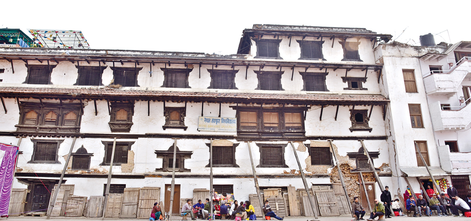 six-years-after-quake-sanskrit-university-building-awaits-reconstruction