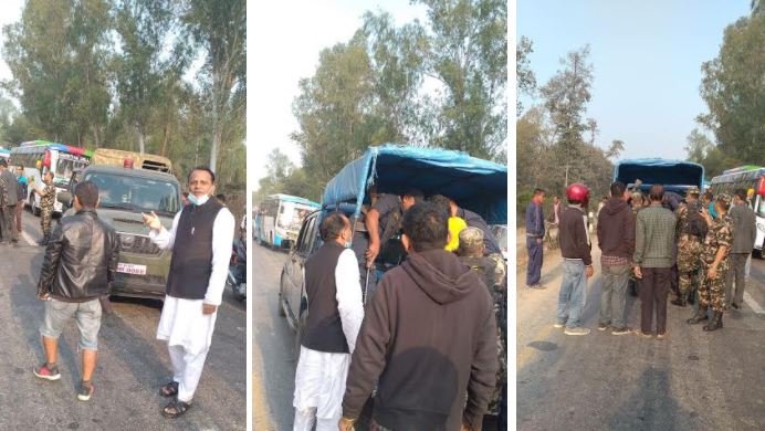 cm-raut-rescues-injured-person-lying-helplessly-on-road-in-sarlahi
