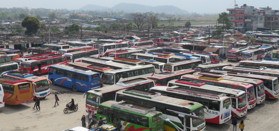tourist bus park pokhara