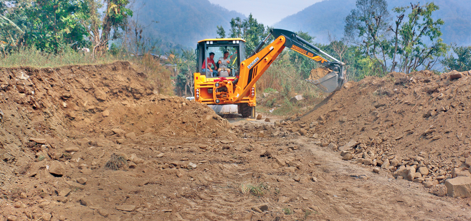 work-on-mid-hill-highway-begins-from-madi