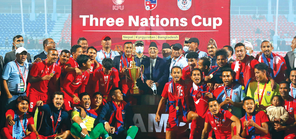 govt-to-provide-rs-4-lakh-each-to-winner-nepali-players-of-three-nations-cup-football