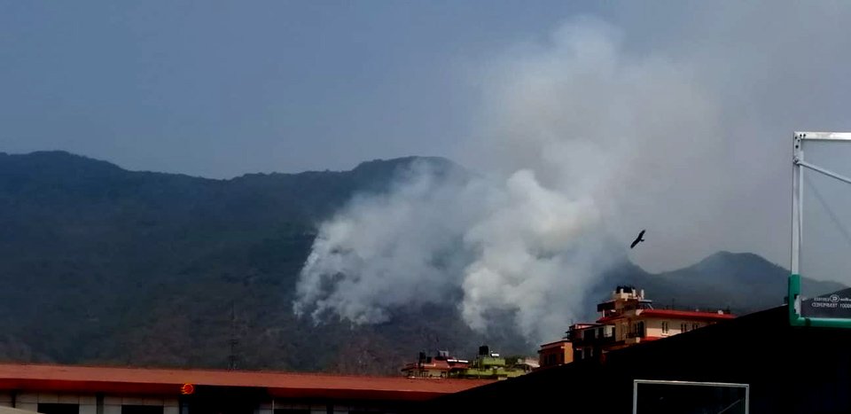 wildfire-in-shivapuri-national-park-preparation-underway-to-drop-water-from-chopper