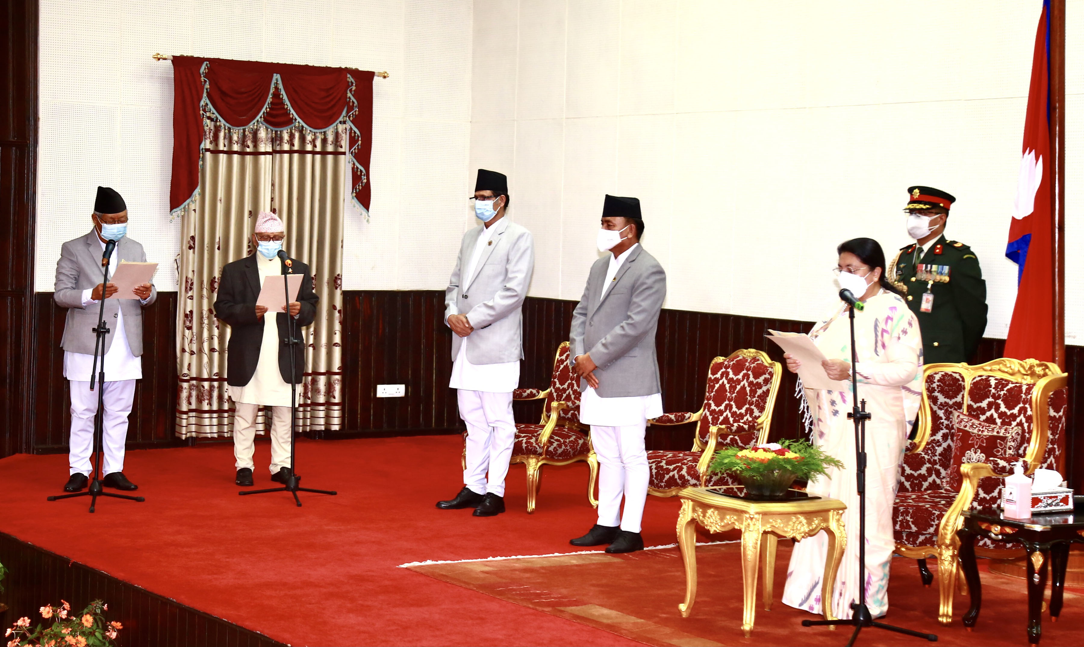 prez-bhandari-administers-oath-of-office-secrecy-to-newly-appointed-province-chiefs