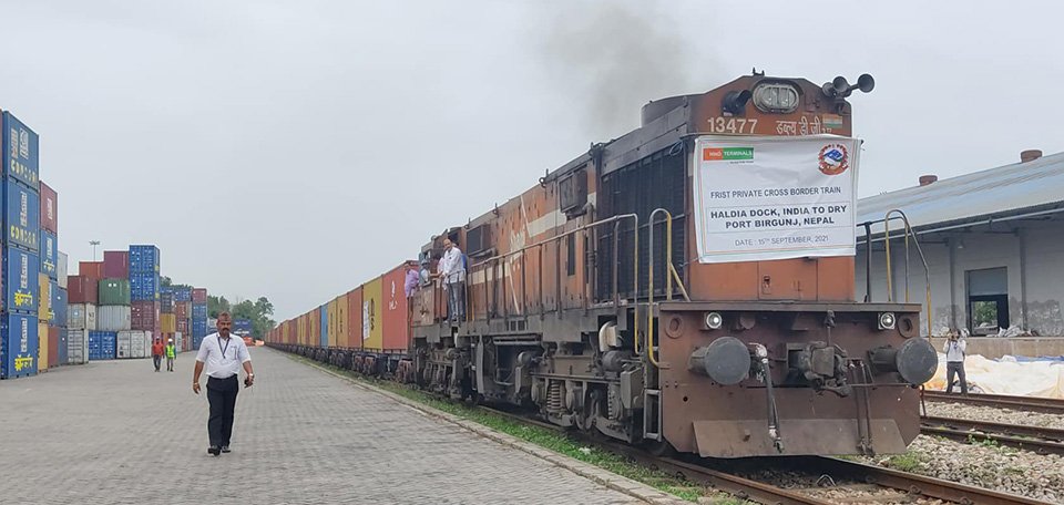 private-cargo-train-arrives-in-birgunj-for-the-first-time