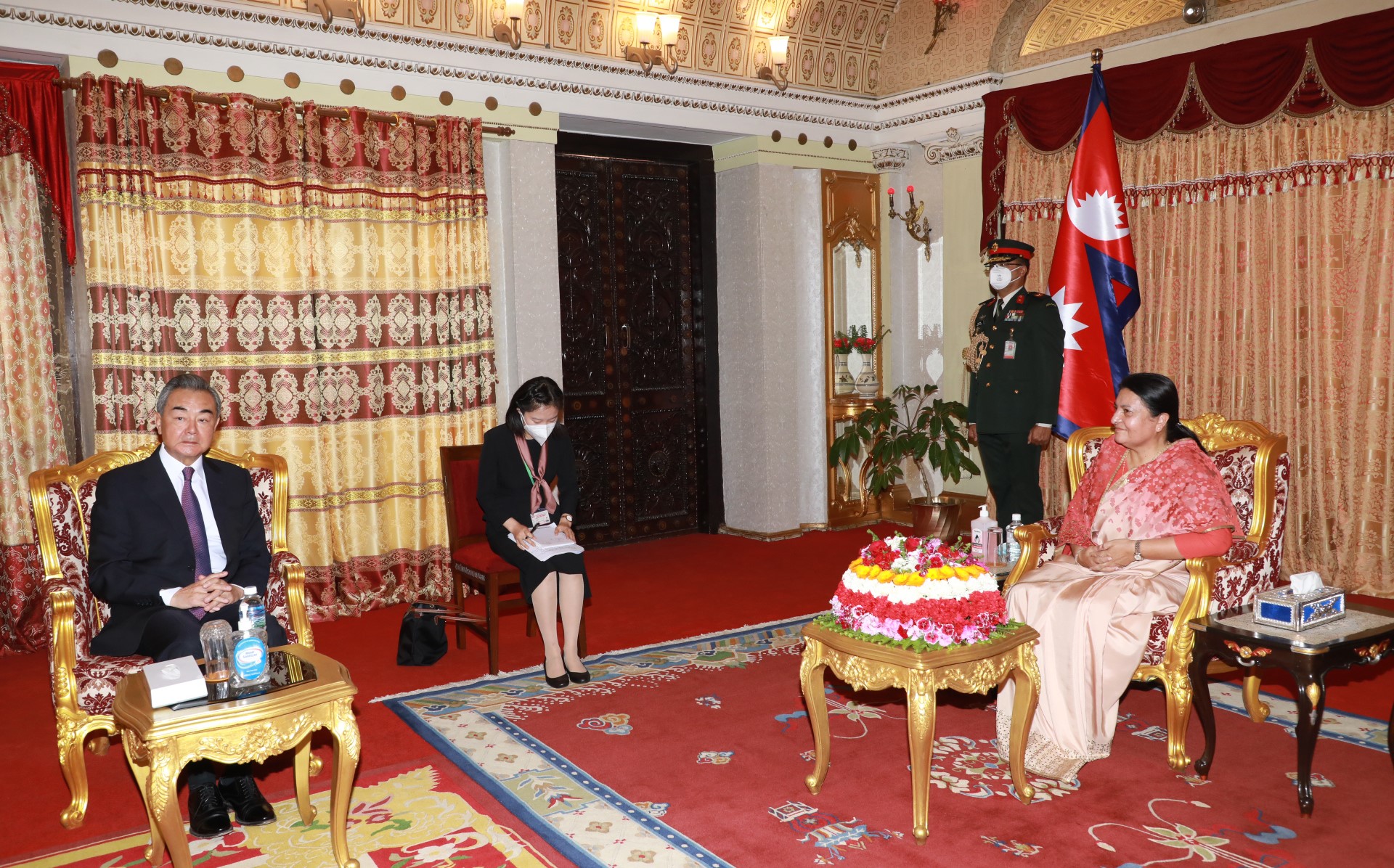 chinese-foreign-minister-wang-meets-president-bhandari