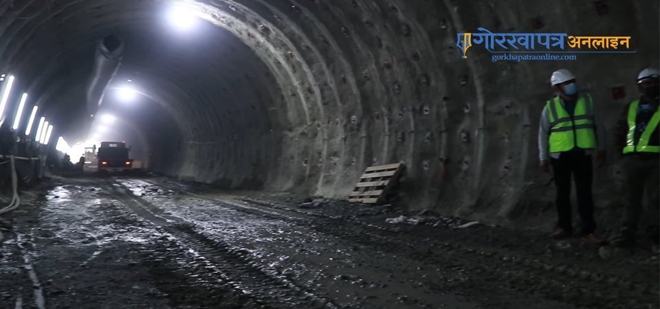 office-of-nagdhunga-tunnel-project-vandalised