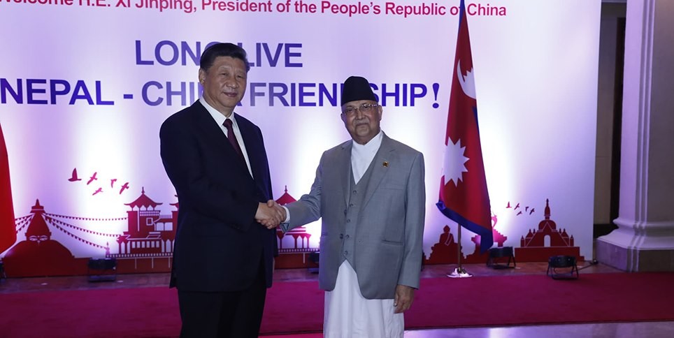 bilateral-talks-between-pm-oli-and-president-xi-is-underway