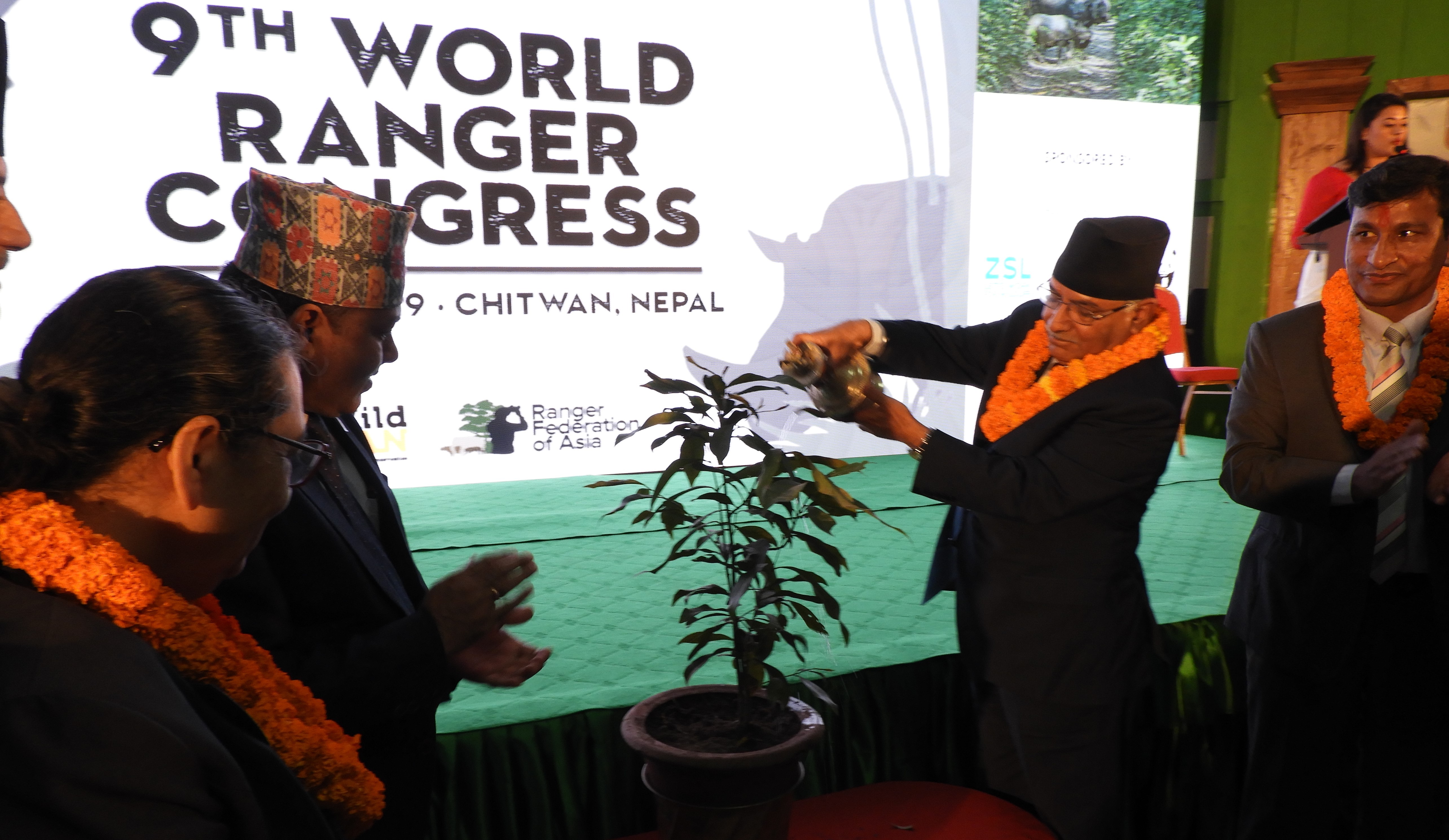 ex-pm-ncp-chair-pushpa-kamal-dahal-is-inaugurating-9th-world-ranger-congress
