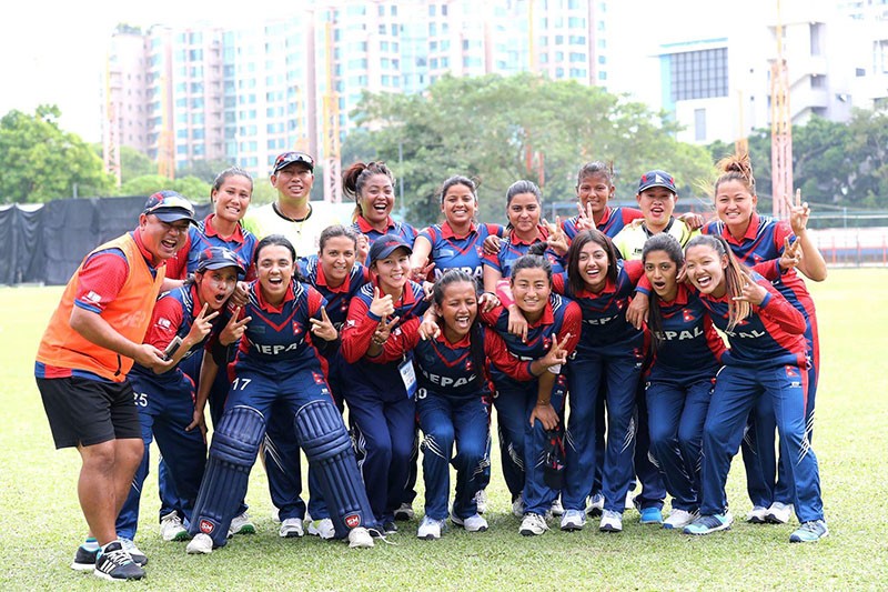 nepals-women-cricket-team-leaves-for-china