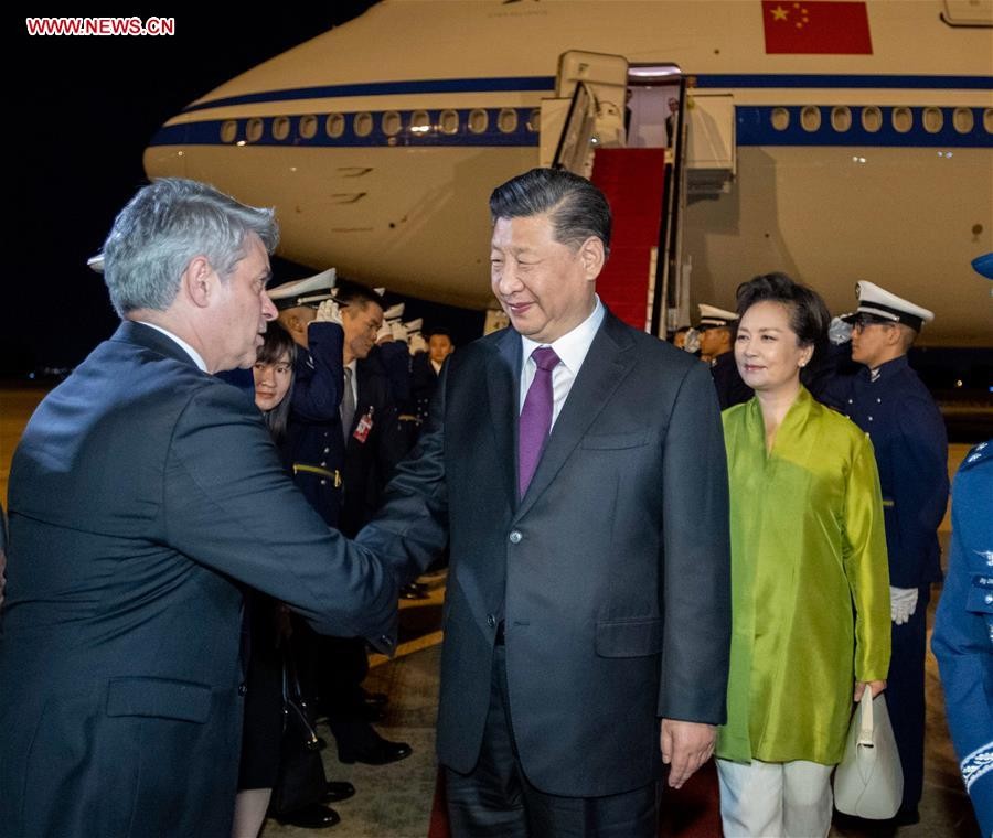 chinese-president-arrives-in-brazil-for-brics-summit